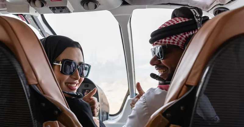Helicopter tours in Abu Dhabi