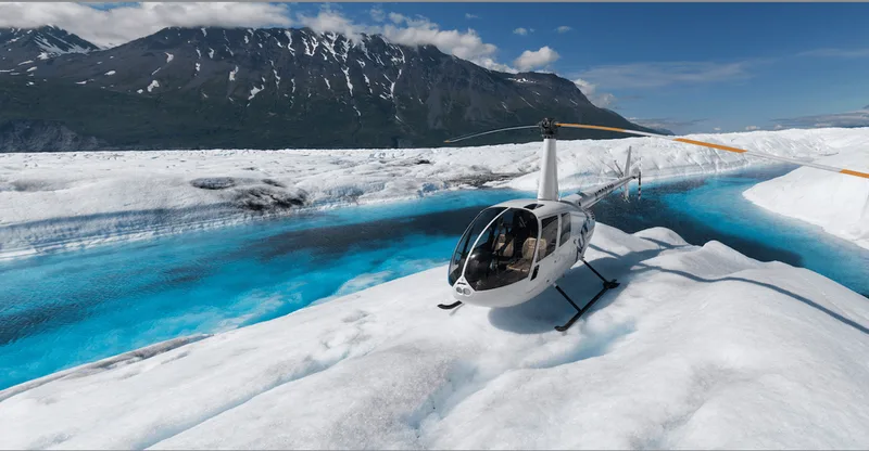 Helicopter tours in Anchorage