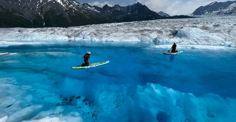 Knik Glacier Helicopter and Paddleboarding Tour — helicopter tour in Anchorage