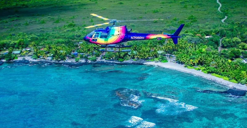 Kailua-Kona: Hualalai Volcano Doors On/Off Helicopter Tour — helicopter tour in Big Island