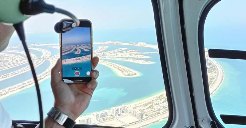 Helicopter Adventure Above The Palm — helicopter tour in Dubai