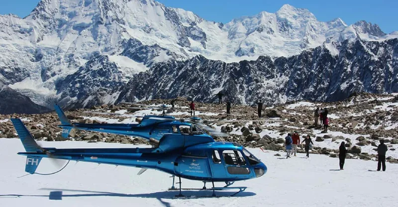 Franz Josef Town: 3-Glacier Helicopter Ride with Landing — helicopter tour in Franz Josef Glacier