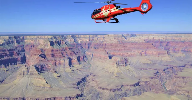 Tusayan: Grand Canyon Helicopter Ride with Optional Hummer — helicopter tour in Grand Canyon