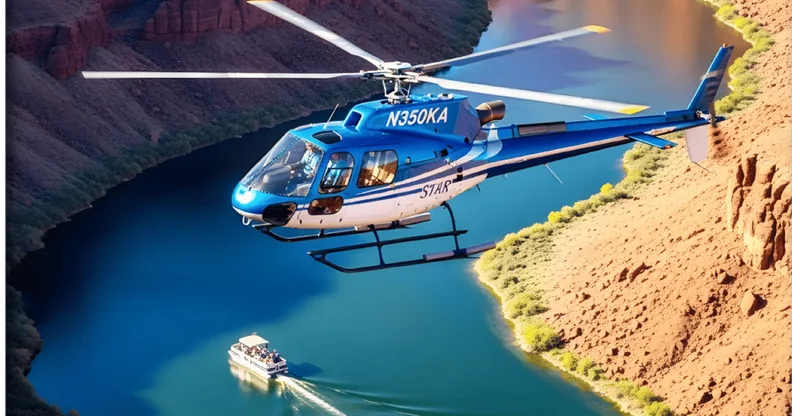 Grand Canyon Helicopter and Pontoon Boat Tour by Luxury Car — helicopter tour in Las Vegas