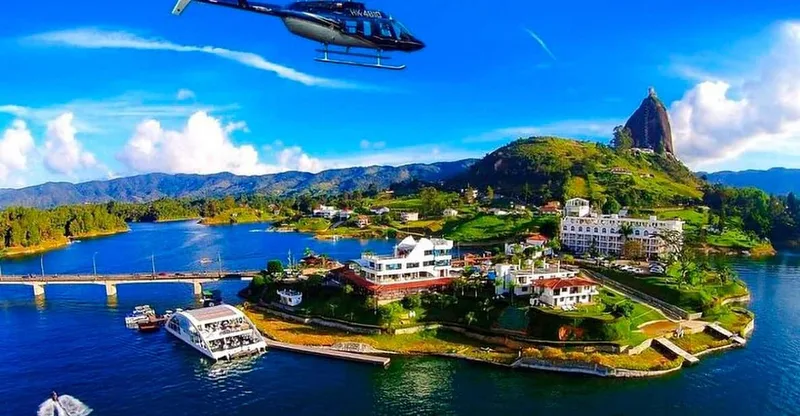 Helicopter tours in Medellin