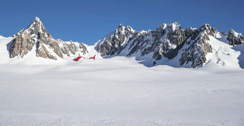 Tasman Glacier and West Coast Helicopter Flight — helicopter tour in Mount Cook