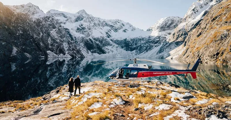 Milford Sound Cruise with Helicopter Transfer — helicopter tour in Queenstown